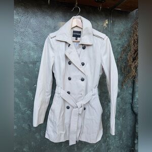 Beige Express Trench Coat